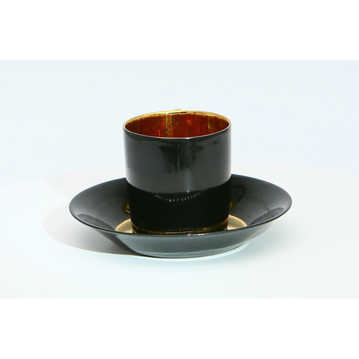Limoges Primavera Art Deco Kaffeetasse-Set