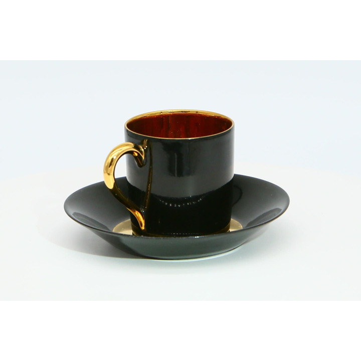 Limoges Porzellan Tasse & Untertasse Atelier Primavera