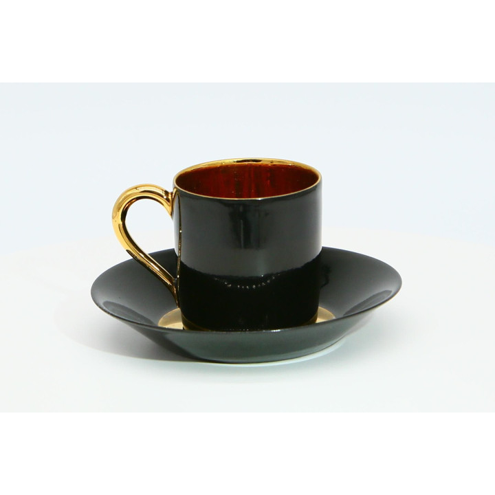 Tazza e Piattino Limoges Atelier Primavera (1912-1920)