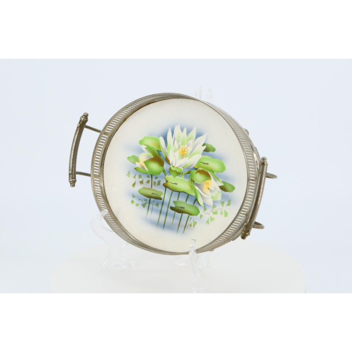 Art Nouveau Fine Porcelain Tray - Late 19th Century