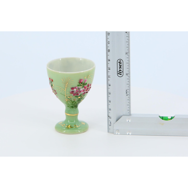 Coupe en Porcelaine Japonaise Taisho (1920) — Fleurs et Or