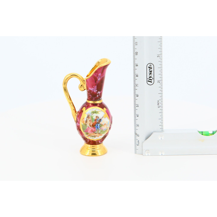 Miniaturowy Dzbanek Likoges - Francuska Porcelana