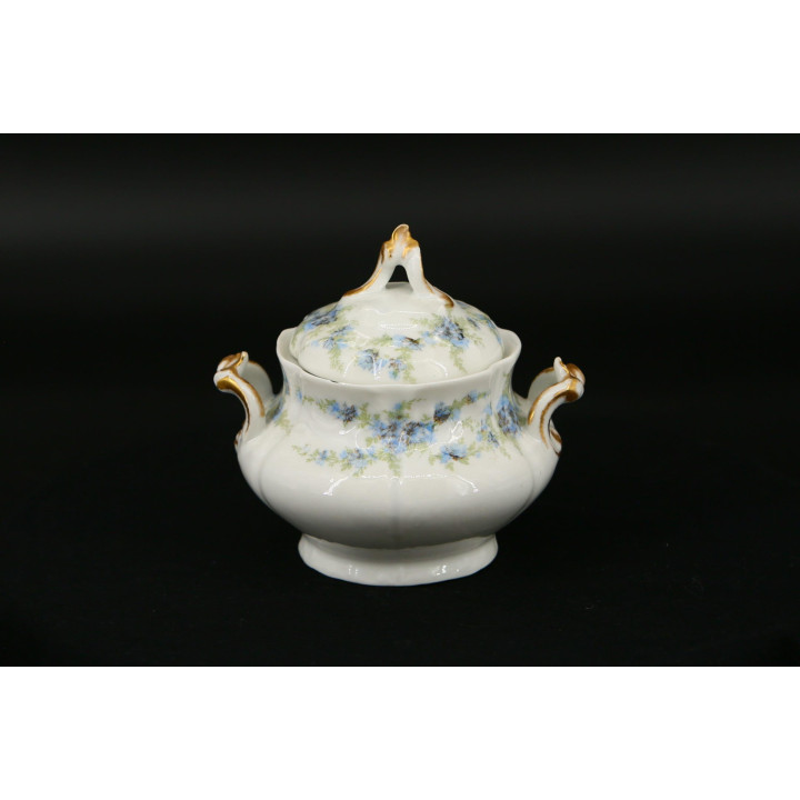 Antique Limoges Porcelain Sugar Bowl R. Delinieres & Cie
