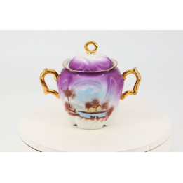 Limoges Porseleinen Suikerpot 1930 - Gonzalez Hermanos