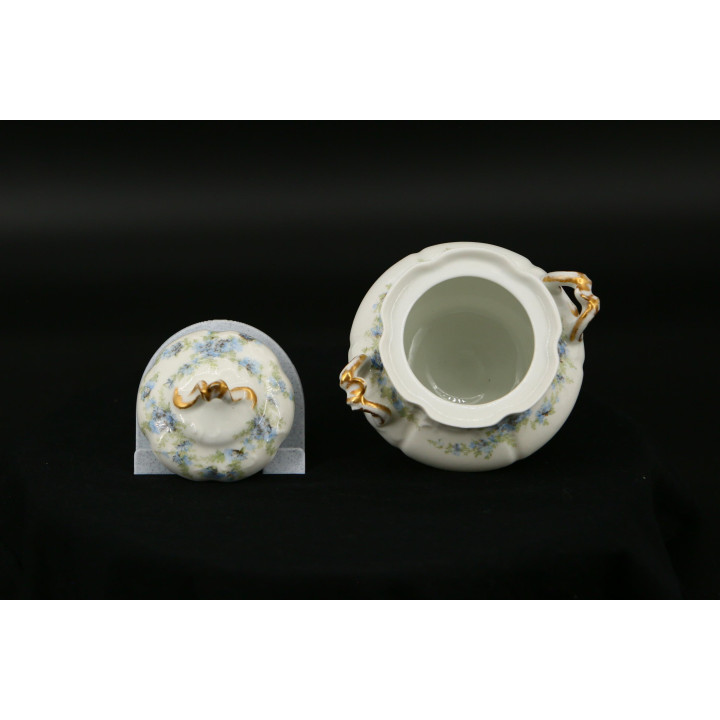 Açucareiro Porcelana Limoges R. Delinieres & Cie (1894-1900)