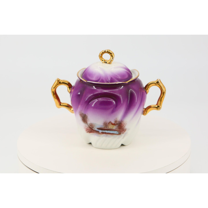 Limoges Porzellanzuckerdose 1930er - Gonzalez Hermanos