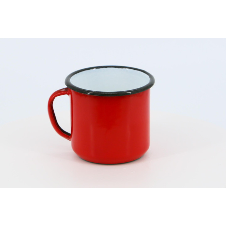 Caneca de Esmalte Sagitário Vintage - Vermelha 1970
