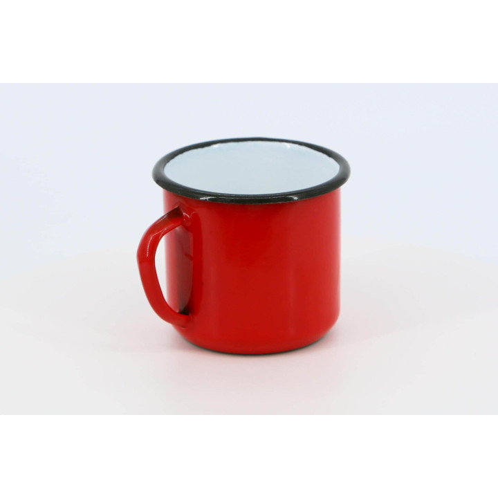 Taza de Esmalte Sagitario Vintage - Roja 1970