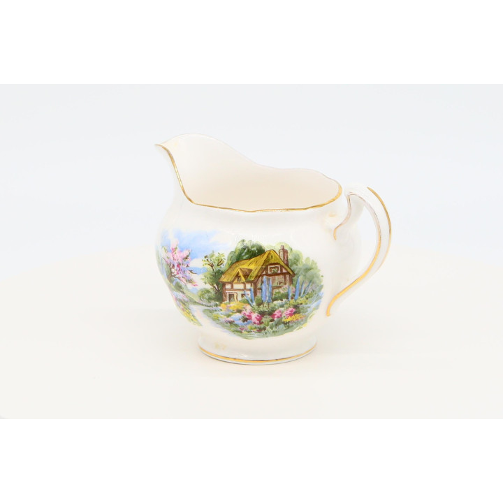 Royal Vale Bone China Milchkännchen - Cottage Garden 1960er
