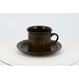 Tasse et Soucoupe Royal Doulton Marbella (1973) - Grès Lambeth