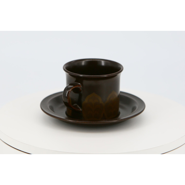 Taza y Plato Royal Doulton Marbella (1973) - Lambeth Stoneware
