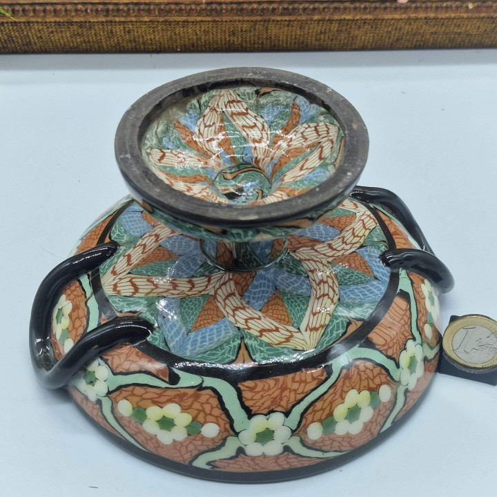Jean Gerbino Vallauris Ceramic Centrepiece - Mosaic Art