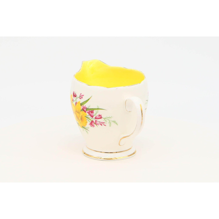 Pot à Lait Old Royal Narcisses Porcelaine Anglaise