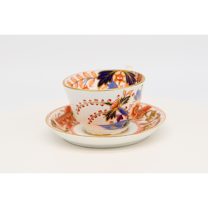 Tuscan Imari Teetasse & Untertasse, Bone China, um 1910