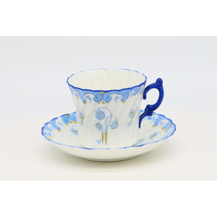 Tasse et Soucoupe Clifton China - Porcelaine Anglaise 1900