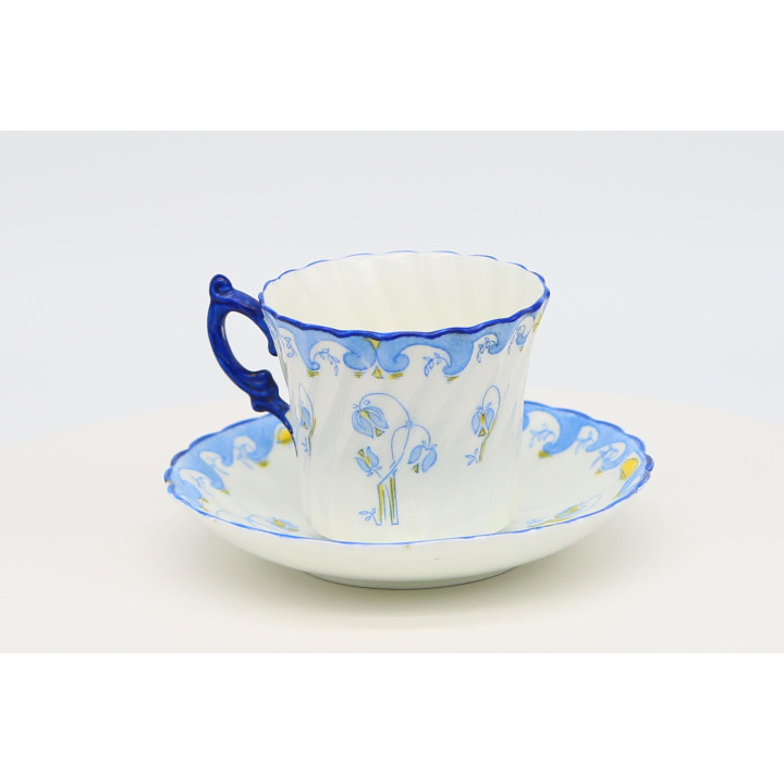 Tazza e piattino Clifton China - Porcellana inglese antica 1900