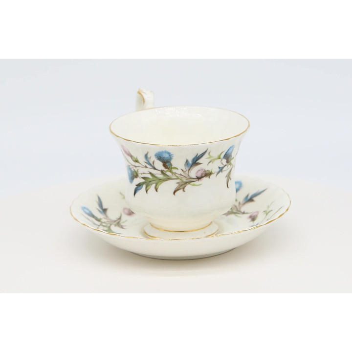 Juego Taza y Plato Royal Albert Brigadoon - Porcelana Inglesa