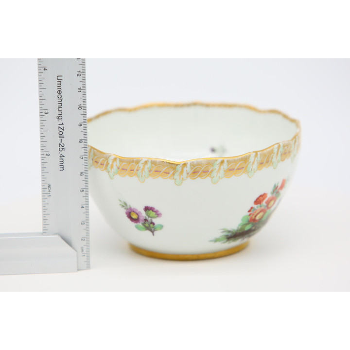 Misa z porcelany Miśnieńskiej "Deutsche Blumen" Lata 70.