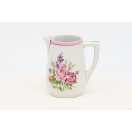 Limoges Vierzon Porseleinen Melkkannetje, Rozen 1980s