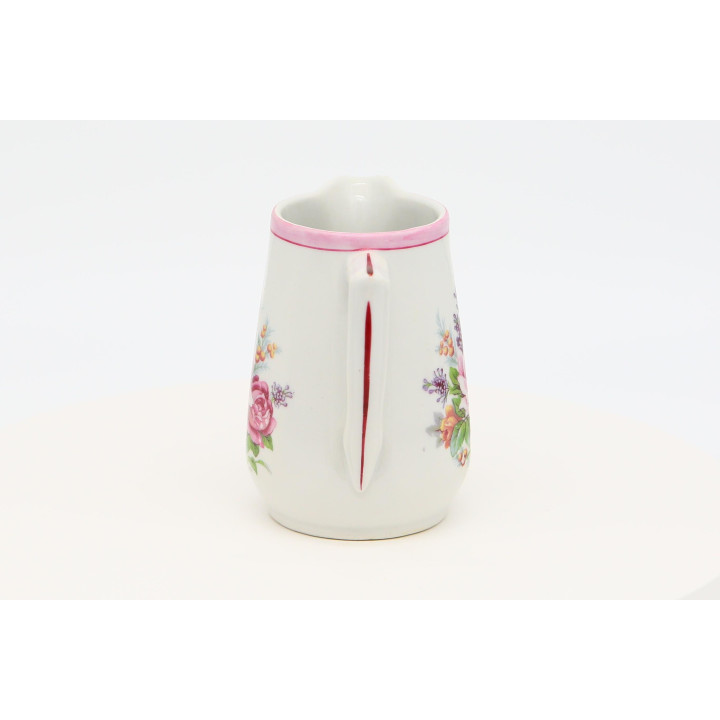 Mlecznik z porcelany Limoges Vierzon, róże lata 80.
