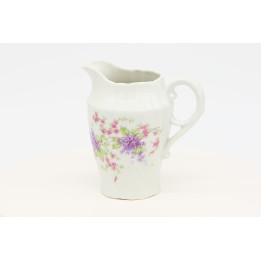 Leiteira de Porcelana Floral Anos 80