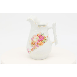 Jarra de leche vintage en porcelana y oro (Años 80)