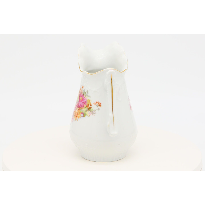 Jarra de leite vintage em porcelana e ouro (Anos 80)