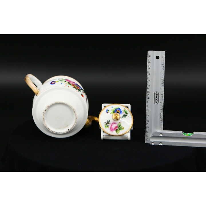 Francuski Czajnik Porcelanowy - Koniec XIX Wieku