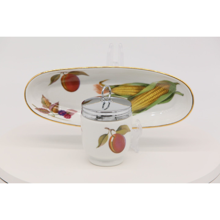 Royal Worcester King Size Egg Coddler & Schaal
