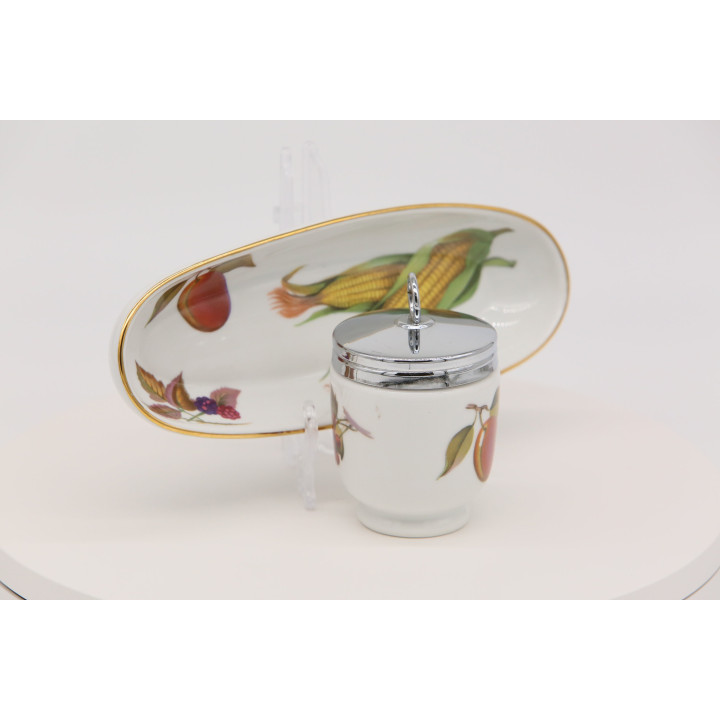 Royal Worcester King Size Egg Coddler & Schaal
