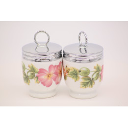 Pair of Royal Worcester Wild Harvest Egg Coddlers