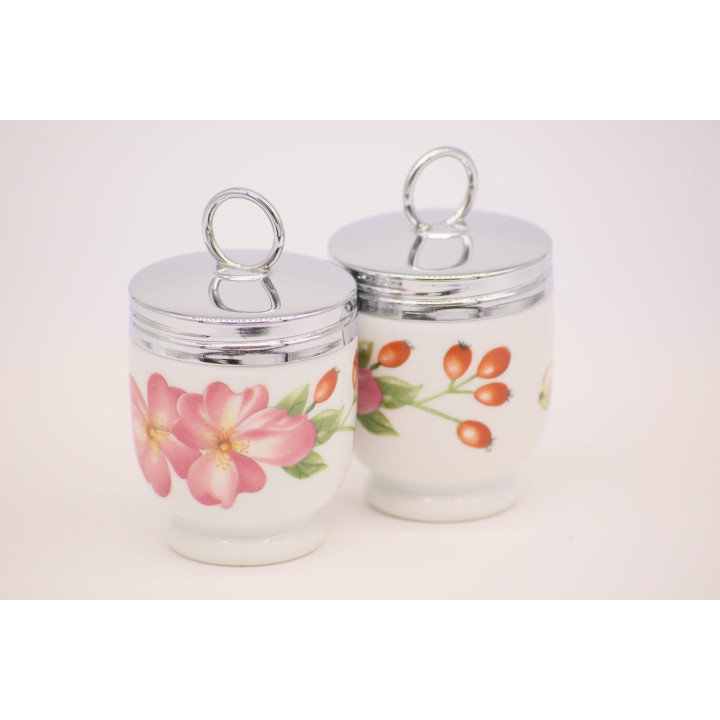 Par de Egg Coddlers Royal Worcester Wild Harvest