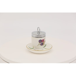 Coquetier Royal Worcester - Motifs Botaniques de Fruits