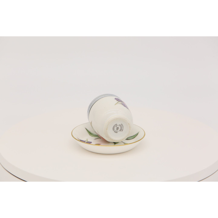 Cozinhador de Ovos Royal Worcester - Motivos Botânicos