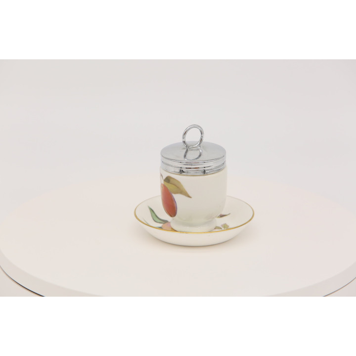 Royal Worcester Eierkoker - Botanisch Fruitdecor