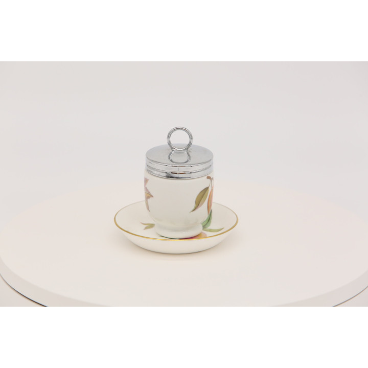 Cocedor de Huevos Royal Worcester - Motivos Botánicos