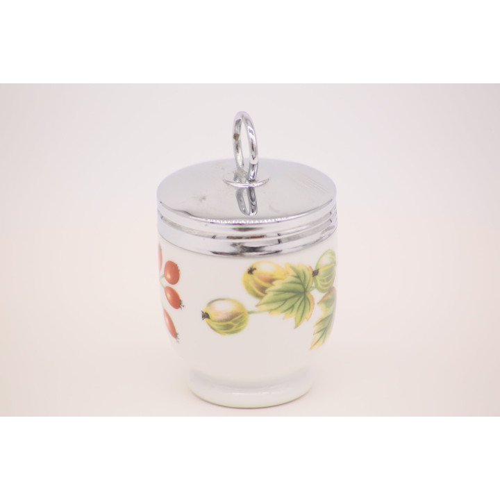 Royal Worcester Wild Rose Egg Coddler - Vintage English Porcelain