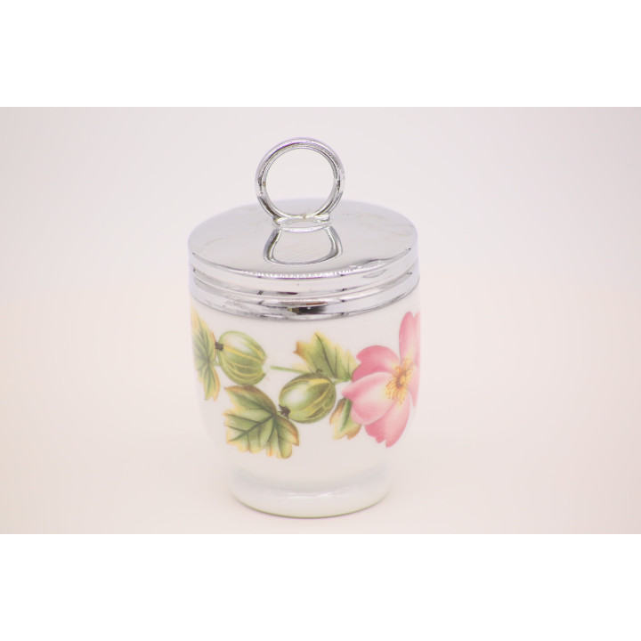 Egg Coddler Royal Worcester Wild Rose - Porcelana Inglesa 1980