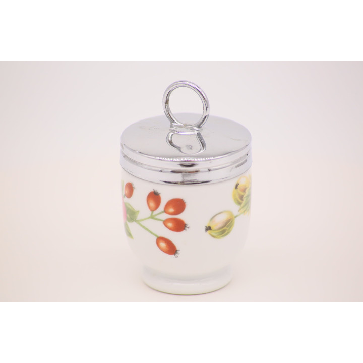 Royal Worcester Wild Rose Egg Coddler - Vintage English Porcelain