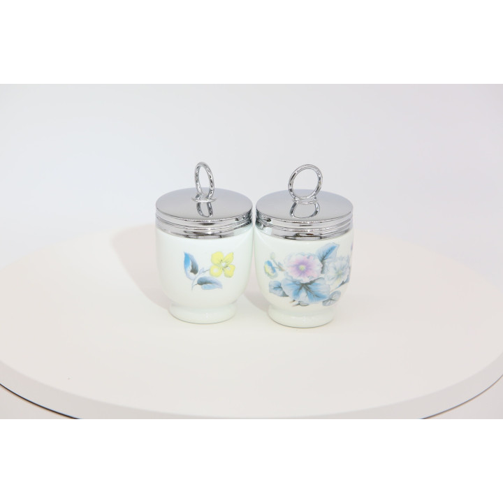 Conjunto de 2 Egg Coddlers Royal Worcester - Vintage años 80