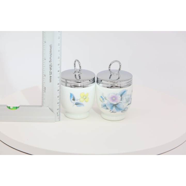 Zestaw 2 Egg Coddlers Royal Worcester - Porcelana Vintage lat 80.