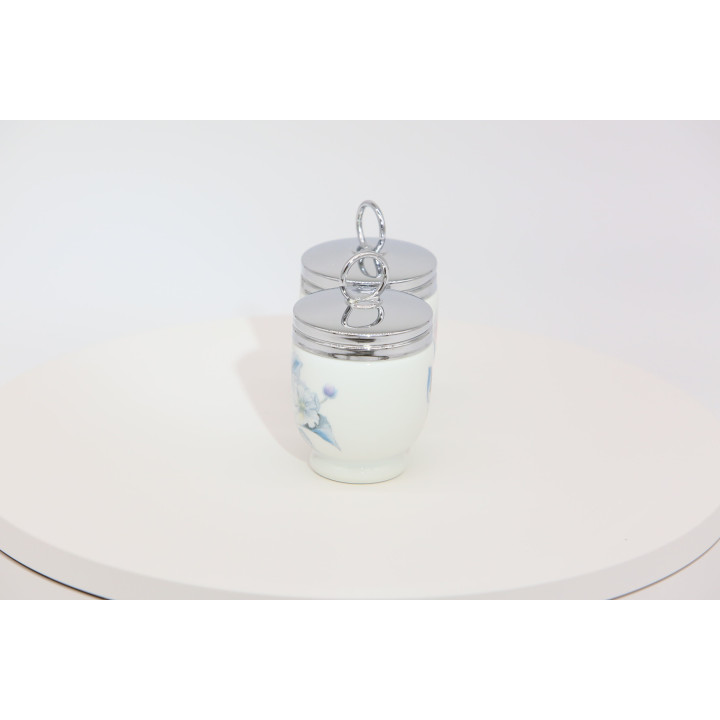 Set di 2 Egg Coddlers Royal Worcester - Porcellana Vintage anni '80