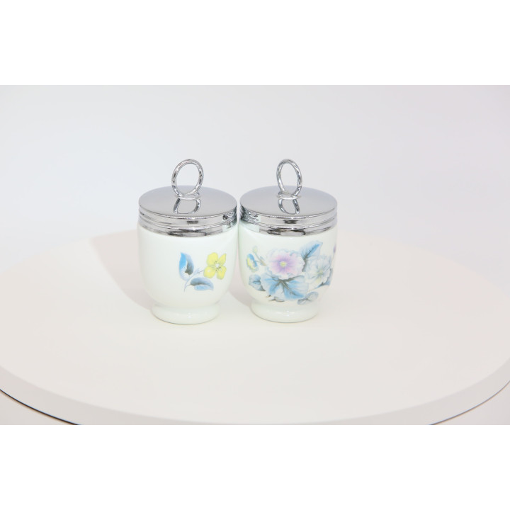 Lot de 2 Coquetiers Egg Coddlers Royal Worcester - Vintage 1980
