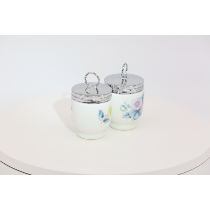 2er-Set Royal Worcester Eierkocher - Vintage 1980er Porzellan