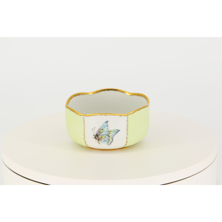 Vintage Tirschenreuth 1838 Bavaria Butterfly Sugar Bowl