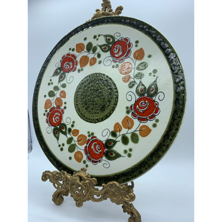 シュランベルク SMF チロル シリーズ 陶器プレート 1970年代 32cm