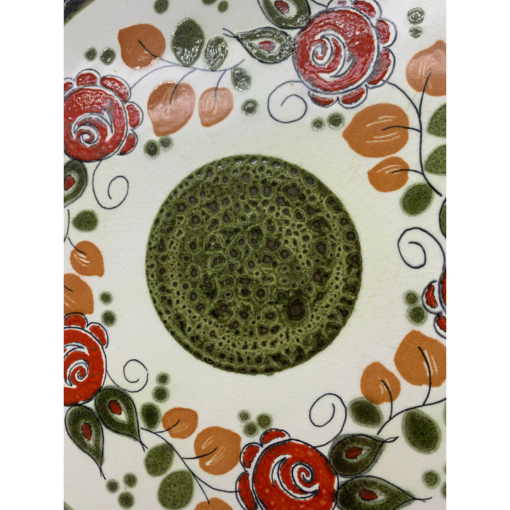 Schramberg SMF Tirol Series Ceramic Plate 1970s, 32 cm