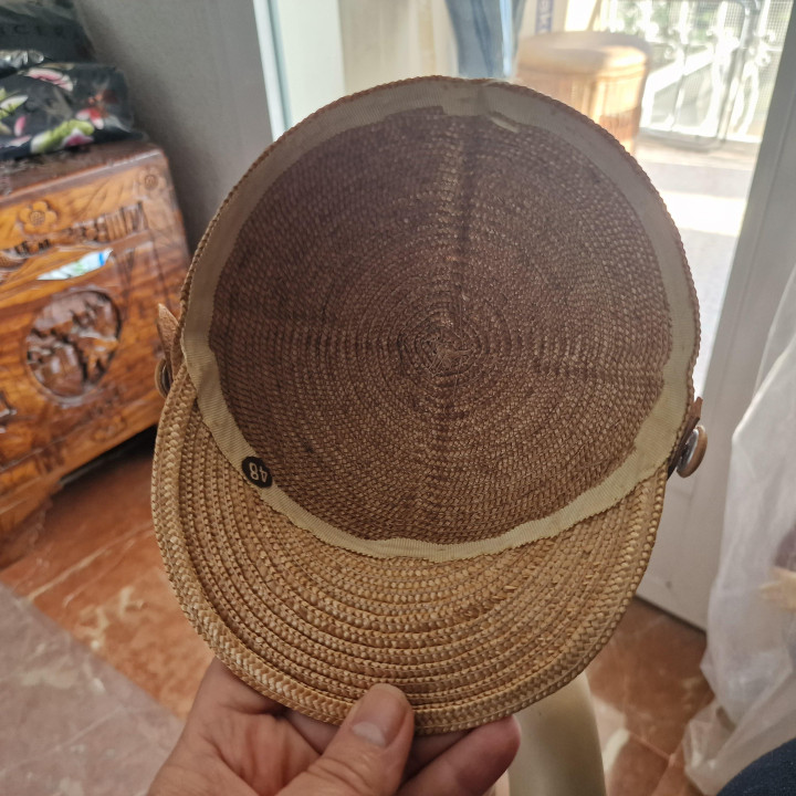 Vintage 1960s Children's Straw Cap
