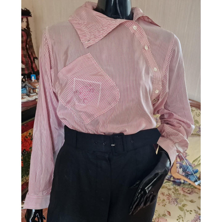 Vintage 1980s Loewe Asymmetric Shirt - Made in Spain
