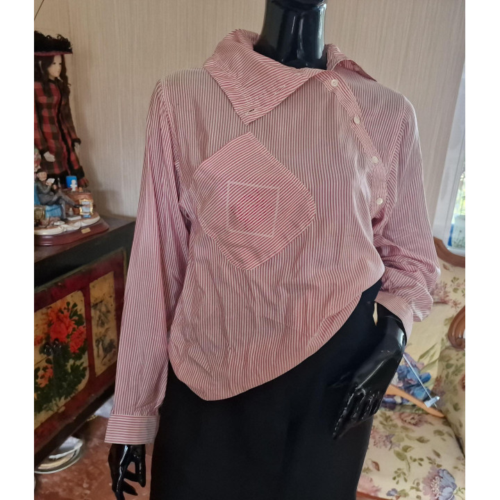 Camisa Loewe Vintage Años 80 - Diseño Asimétrico